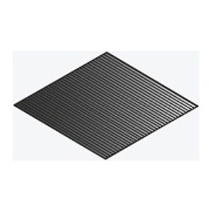 CP Riefen-Gummimatte grafit 44,9 x 49,6 cm