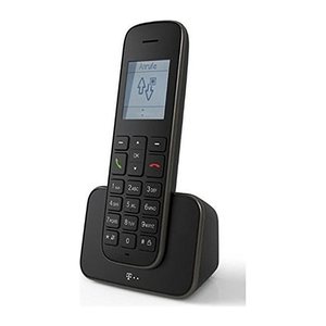 Telekom Sinus A 207 Schnurloses Telefon mit Anrufbeantworter schwarz