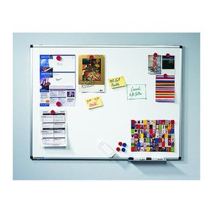 AKTION: Legamaster Whiteboard PREMIUM 180,0 x 120,0 cm weiß spezialbeschichteter Stahl + GRATIS 2 Boardmarker TZ (schwarz, blau), Whiteboard Löscher, Markerhalter, Magnet