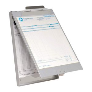 WESTCOTT Klemmbrett E-17003 00 DIN A4 silber Aluminium, 1 St.