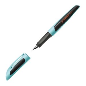 STABILO Flow Sporty Patronenfüller hellblau/schwarz M (mittel), 1 St.