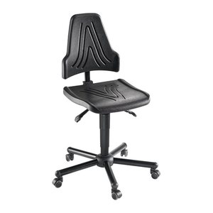 meychair XXL Arbeitsdrehstuhl W19-25-TR-PU schwarz