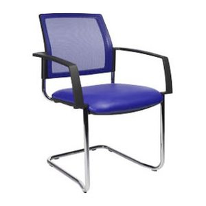 Topstar Besucherstühle BtoB 20 BB490A S18 royalblau Stoff, 2 St.
