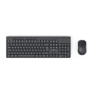 hama WKM-200 Tastatur-Maus-Set kabellos schwarz