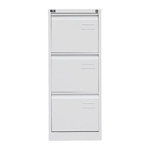 BISLEY LIGHT Hängeregistraturschrank verkehrsweiß 3 Schubladen 41,3 x 62,2 x 101,6 cm, 1 St.