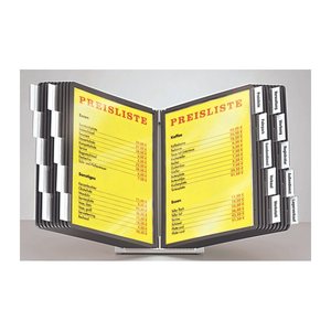 DURABLE Sichttafelsystem VARIO 900587201 DIN A4 schwarz mit 20 St. Sichttafeln, 1 St.
