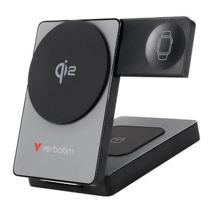 Verbatim Powerbank 5000mAh Charge'n'Go Qi2 Magnetisch Grau