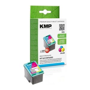 KMP H26 color Druckerpatrone kompatibel zu HP 343 (C8766E)