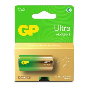 GP Batterien ULTRA Alkali-Mangan Baby C 1,5 V, 2 St.