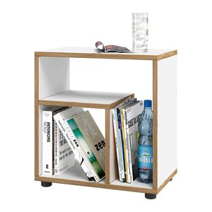 VCM my home Zeito Nachttisch rechteckig Spanplatte eiche 50,0 x 30,0 x 55,0 cm, 1 St.