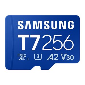 SD MicroSD Card 256GB Samsung SDXC T7 (Class10) retail