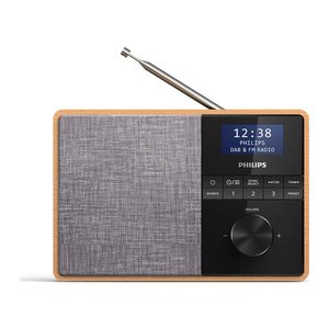 PHILIPS TAR5505/10 Radio braun, silber