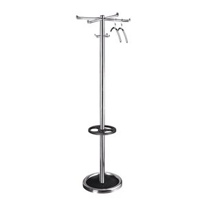 Kerkmann Kleiderständer Roma 30622914 silber Metall 8 Haken 50,0 x 170,0 cm, 1 St.