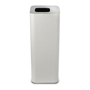 TKG Pure Mülleimer 60,0 l weiß, silber, 1 St.