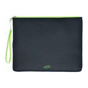 FolderSys Reißverschlussbeutel PHAT BAG DIN A5 schwarz/grün 1,2 mm, 1 St.
