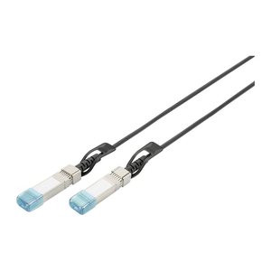 DIGITUS Kabel SFP+ 10G DAC 0.5m schwarz AWG 30 HPE komp.