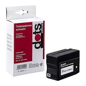 dots  schwarz Druckerpatrone kompatibel zu HP 932XL (CN053AE)