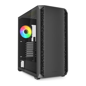 Sharkoon Gehäuse AK2 RGB ATX 1xGlas schwa