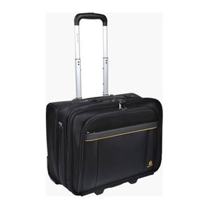 Exacompta Laptop-Trolley Exactive Kunstfaser schwarz 44,0 x 25,5 x 38,0 cm