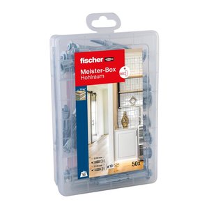 fischer Meister-Box Hohlraum 558327 Hohlraumdübel-Sortiment Ø 5 mm, 50-teilig