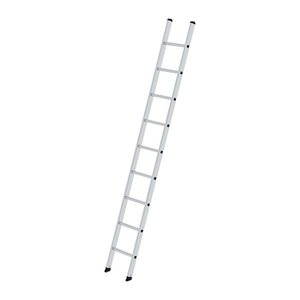 MUNK Anlegeleiter 11100 silber 9 Sprossen, H: 280,0 cm