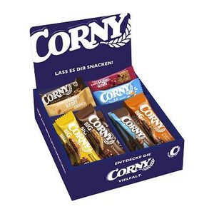 CORNY Sortimentskarton Müsliriegel 37 Riegel, 37 St.