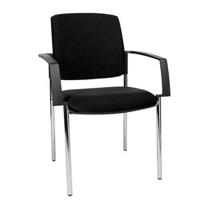 Topstar Besucherstühle BtoB 10 BB190A G20 schwarz Stoff, 2 St.