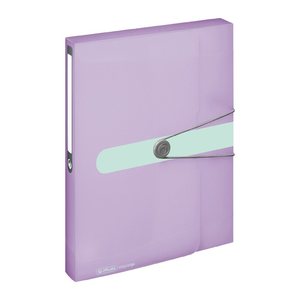 herlitz Heftbox easy orga 4,0 cm transparent minze, 1 St.