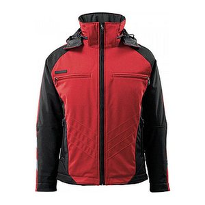 MASCOT® Herren Softshelljacke "DARMSTADT" Unique rot, schwarz Größe M