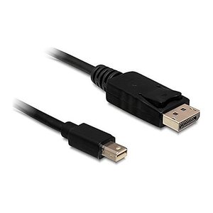 DeLOCK Mini-DisplayPort/DisplayPort Kabel 4K 60 Hz 5,0 m schwarz, 1 St.