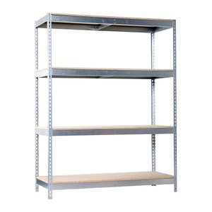 Simonrack Schwerlast-Weitspannregal SIMONFORTE CHIPBOARD 8435104925140 silber 150,0 x 45,0 x 200,0 cm