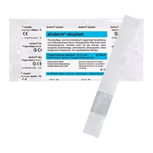 aluderm Fingerpflaster 1009914 weiß 2,0 x 12,0 cm, 20 St.