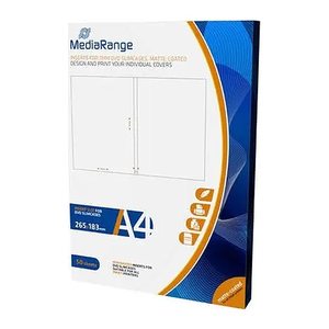MediaRange DVD Case 50 DINA4 Bögen/Pack vorgestanzt (7mm)