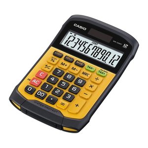 CASIO WM-320MT Tischrechner schwarz/gelb