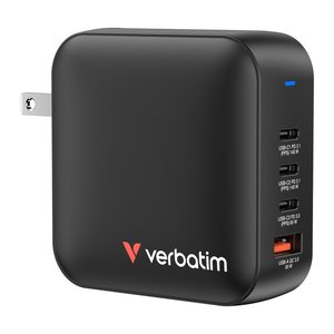 Verbatim USB-C Ladegerät 165W Mini GaN 4 Ports EU/UK/US