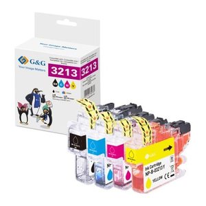 G&G XL-Patronen 4er Set für Brother LC-3213VAL BK/C/M/Y