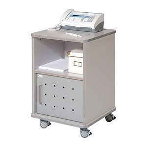 rocada Bürowagen grau 3 Ebenen 47,0 x 48,5 x 67,5 cm