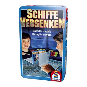 Schmidt MBS Schiffe Versenken in Metalldose Geschicklichkeitsspiel, 1 St.