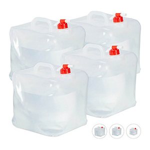 relaxdays Wasserkanister 20,0 l, 4 St.