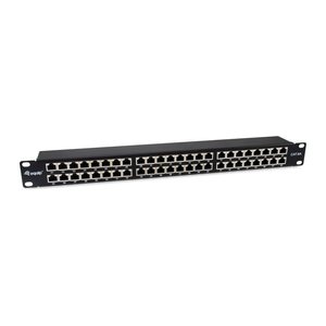 Equip 19" Patchpanel 48xRJ45 Cat6a FTP 1U 500MHz RAL9005