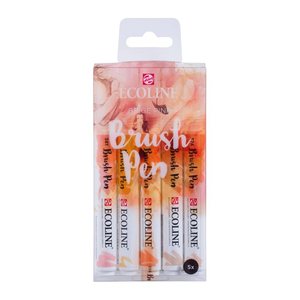 Talens ECOLINE® Brush-Pens rosa, 5 St.