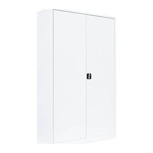 LÜLLMANN Stahlschrank 530377 signalweiß 4 Fachböden 120,0 x 42,2 x 195,0 cm, aufgebaut, 1 St.
