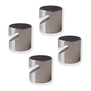 FRANKEN Magnethaken silber, Metall 1,6 x 1,6 cm, 4 St.