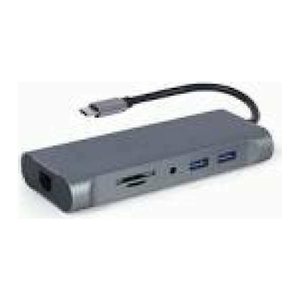 gembird USB Typ-C 7-in-1 Kombi Adapter spacegrau