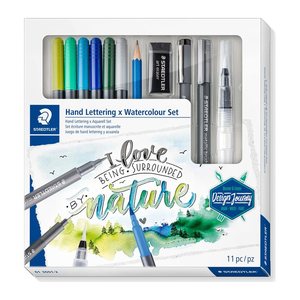 STAEDTLER "Design Journey" Handlettering x Aquarell Set