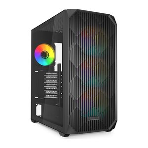 Sharkoon Gehäuse AK3 RGB ATX 1xGlas schwa