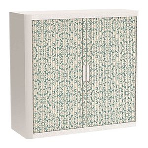 PAPERFLOW easyOffice Garden Factory Rollladenschrank 60228 2 Fachböden 110,0 x 41,5 x 104,0 cm