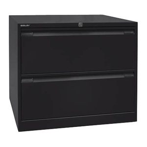 BISLEY Hängeregistraturschrank schwarz 2 Schubladen 80,0 x 62,2 x 71,1 cm, 1 St.