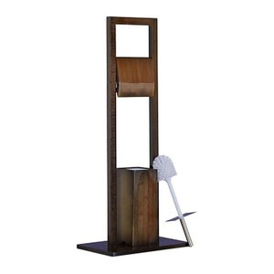 relaxdays WC-Garnitur braun Holz, 1 St.