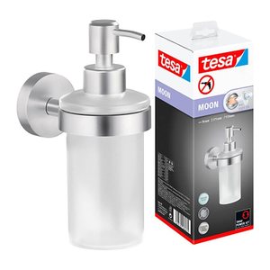 tesa Seifenspender MOON 40633-00000-00 Edelstahl Metall, Glas 200,0 ml, 1 St.